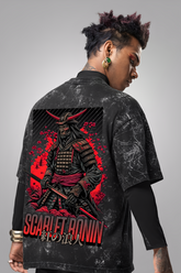 Scarlet Ronin Acid Washed Oversized Tee
